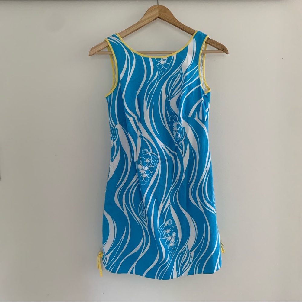 Lilly Pulitzer | Delia Shift Dress in Joe Fish - Picture 7 of 14
